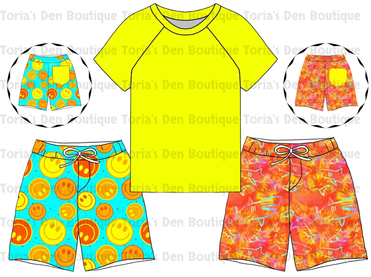 Mix and Match Solids + Trunks Collection!:TDB Exclusive Swim 2026 Pre-Order
