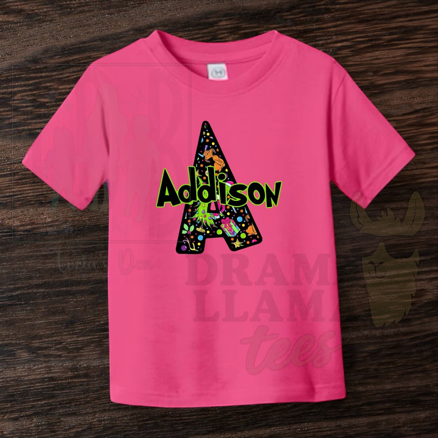 Rainbow Green Christmas Tees: DLTPO