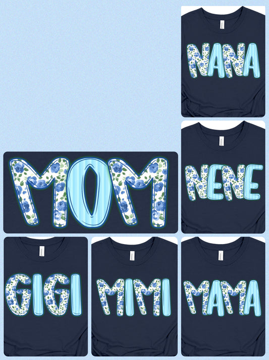 Floral Title Tee *Multiple Options*: DLTPO