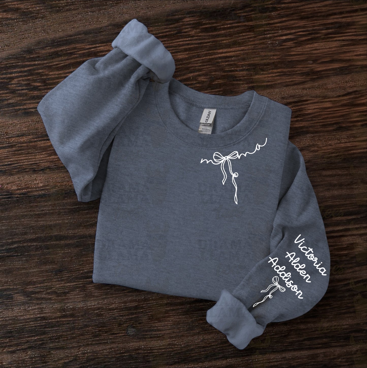 Any Title with Kid(s) Names Coquette Sweatshirts