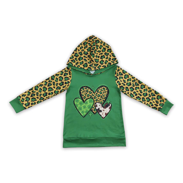 ᴡᴇᴇᴋʟʏ ᴘʀᴇ ᴏʀᴅᴇʀ St. Patrick's Day Animal Print Hoodie