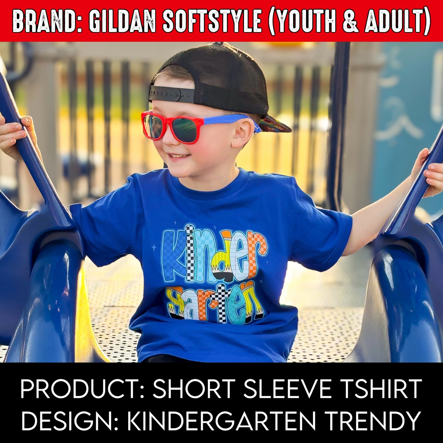 Kindergarten Tees | Brand: Gildan Softstyle | Youth Sizes