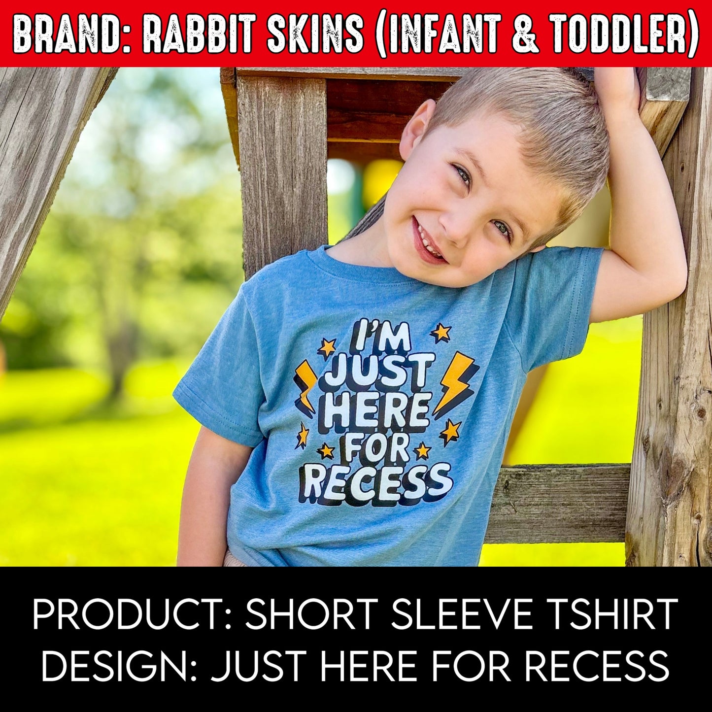 I'm Just Here for Recess | Brand: Bella Canvas