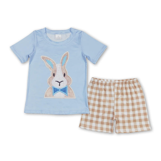 ᴡᴇᴇᴋʟʏ ᴘʀᴇ ᴏʀᴅᴇʀ Easter Embroidered Rabbit Shorts Set