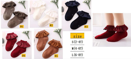 ᴡᴇᴇᴋʟʏ ᴘʀᴇ ᴏʀᴅᴇʀ Ruffle Top Socks