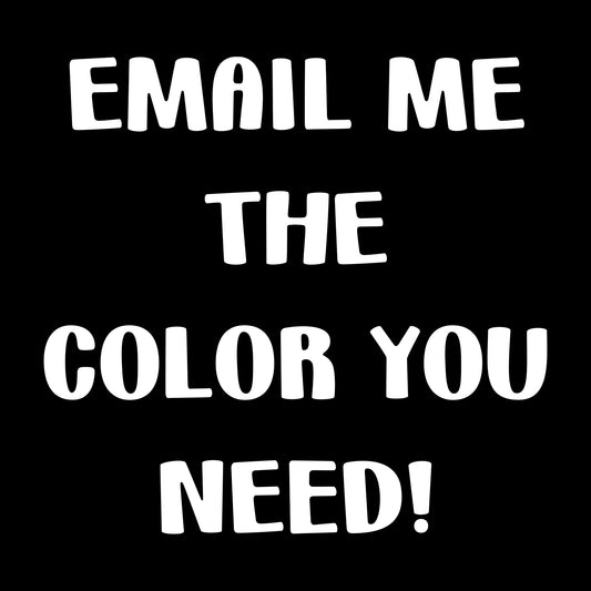 Name Blankets: CUSTOM SOLID COLOR- email it to me!