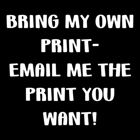 BRING MY OWN PRINT Personalized Items ~ Sheets, Pillowcases, Blankets, Towels ~