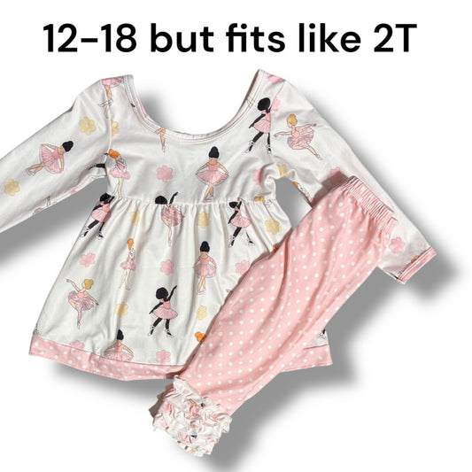 12-18 (Fits like 2T!) Ballerina Set *CLOSEOUT SALE*