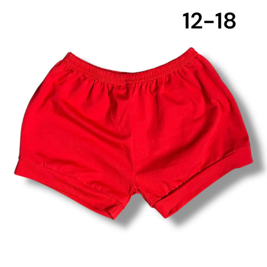 12-18 months Red Shorties *CLOSEOUT SALE*