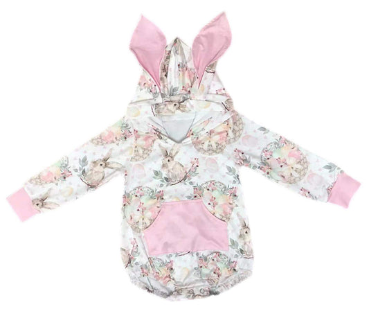 ᴡᴇᴇᴋʟʏ ᴘʀᴇ ᴏʀᴅᴇʀ Easter Hooded Eared Bubble Romper