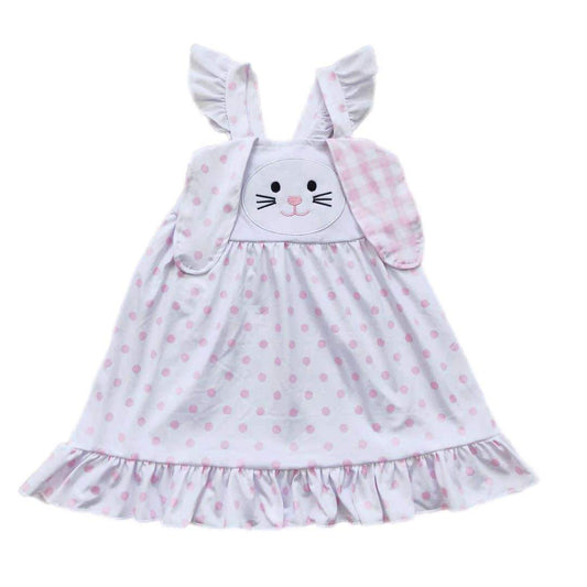 ᴡᴇᴇᴋʟʏ ᴘʀᴇ ᴏʀᴅᴇʀ Easter Embroidered Floppy Bunny Dress