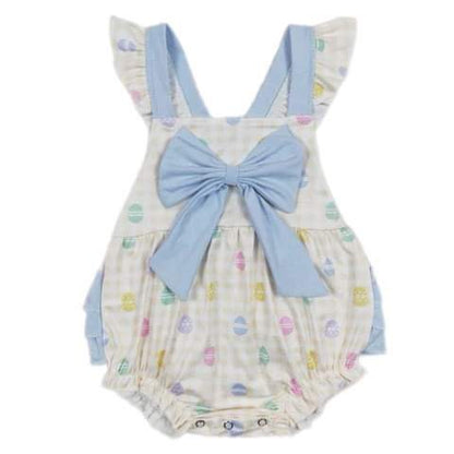 ᴡᴇᴇᴋʟʏ ᴘʀᴇ ᴏʀᴅᴇʀ Easter Egg Ruffle Romper