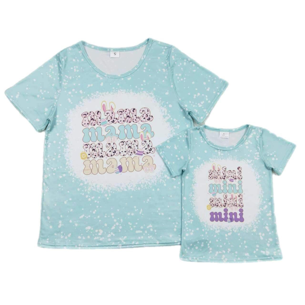 ᴡᴇᴇᴋʟʏ ᴘʀᴇ ᴏʀᴅᴇʀ Easter Mommy and Me Mama/Mini Tees