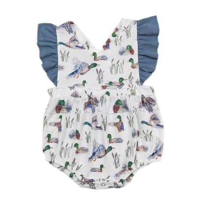 ᴡᴇᴇᴋʟʏ ᴘʀᴇ ᴏʀᴅᴇʀ Mallard Duck Bubble Romper