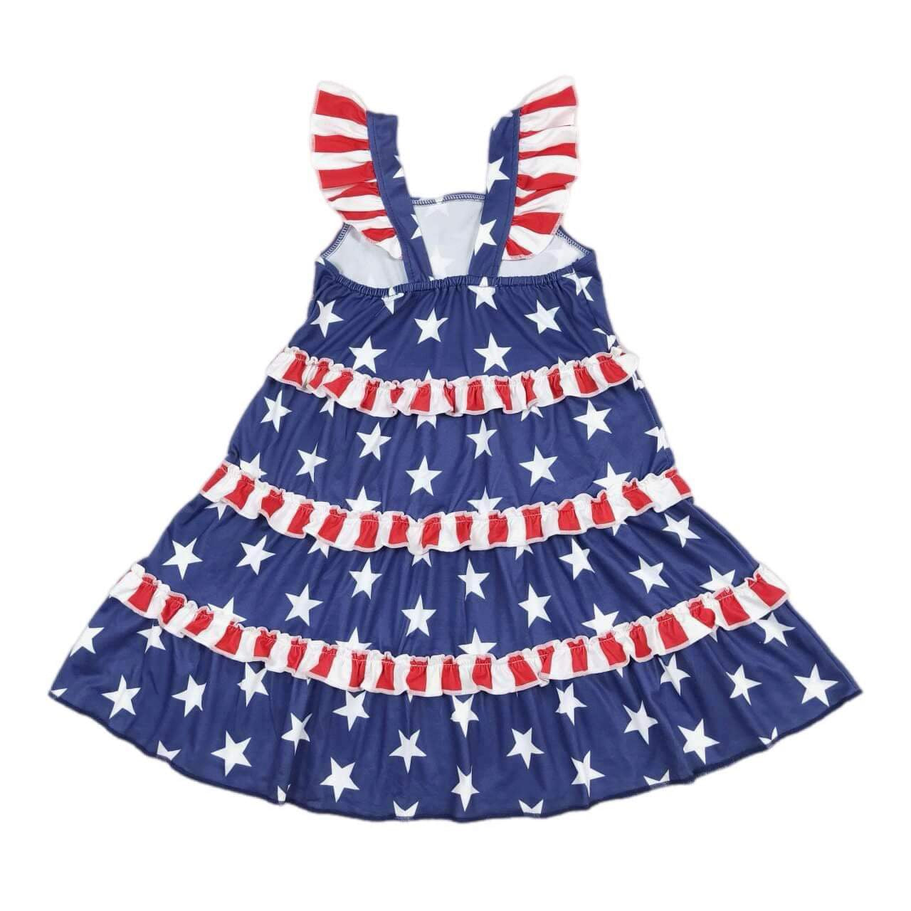 ᴡᴇᴇᴋʟʏ ᴘʀᴇ ᴏʀᴅᴇʀ 4th of July Stars & Stripes Dress