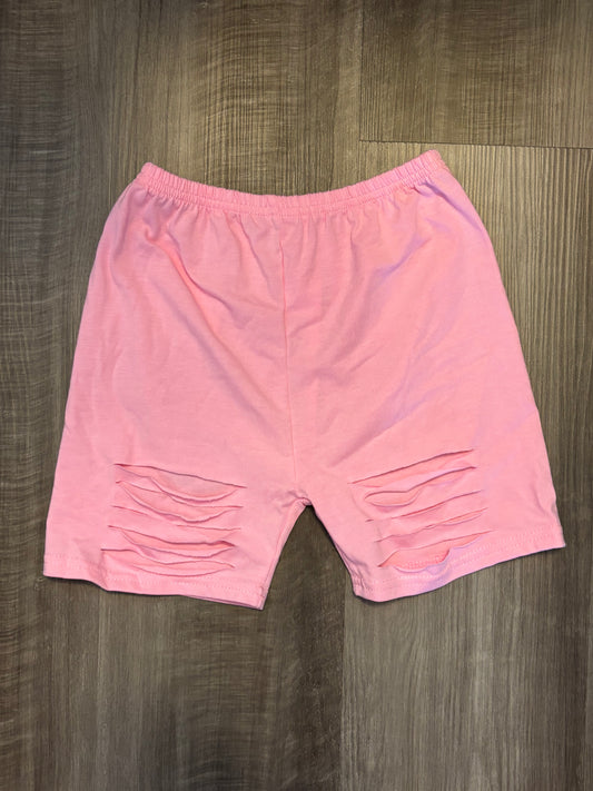 Fit like size 8 (tag says 10-12) Distressed Shorts