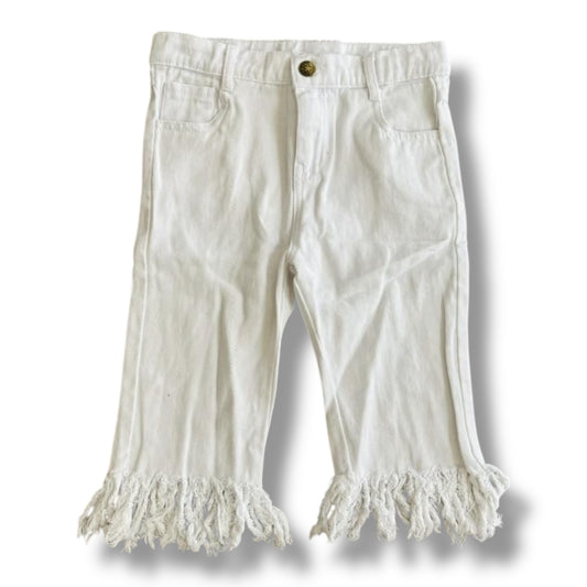 7Y  Distressed Denim Capris  *CLOSEOUT SALE*