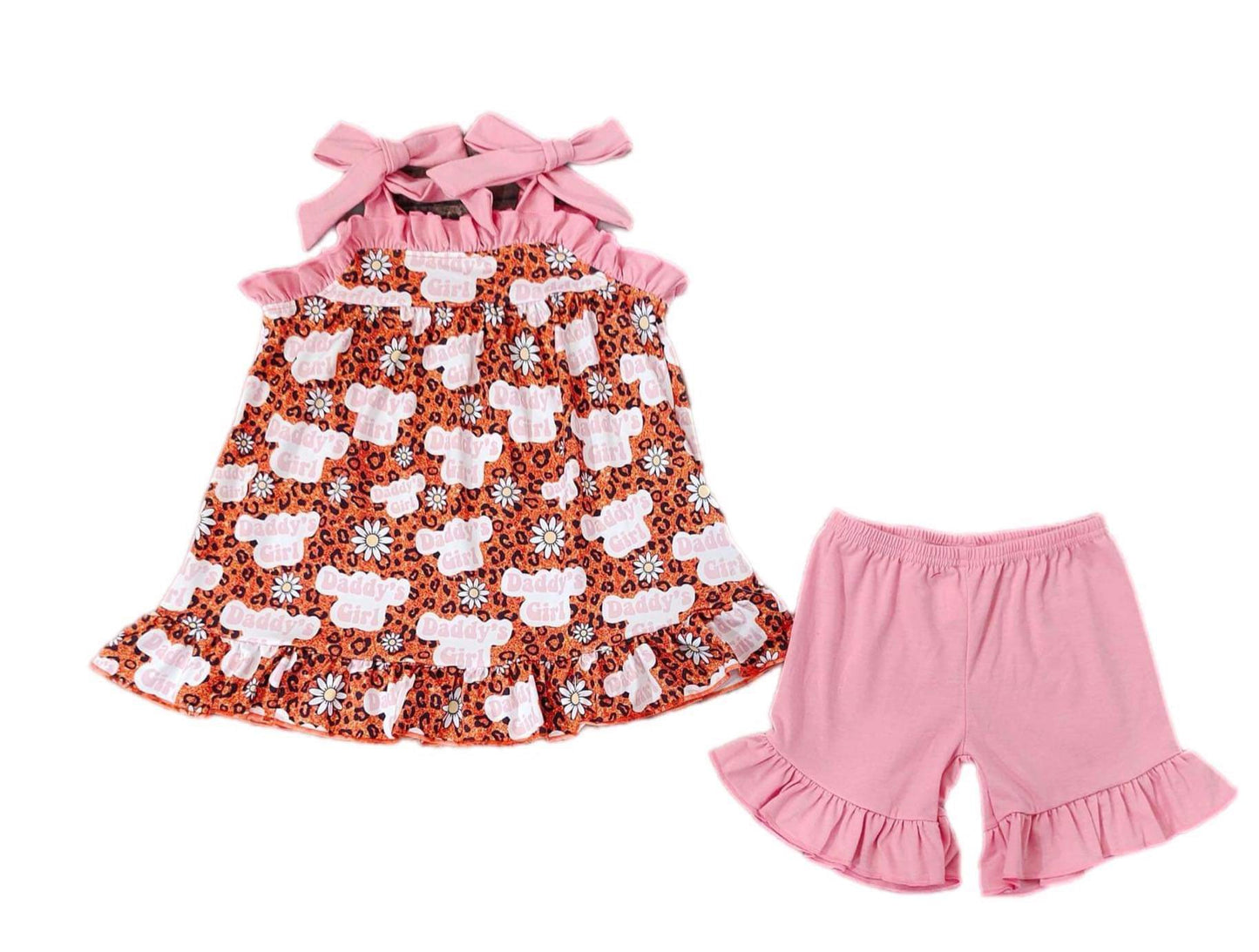 ᴡᴇᴇᴋʟʏ ᴘʀᴇ ᴏʀᴅᴇʀ Daddy's Girl Ruffle Shorts Set