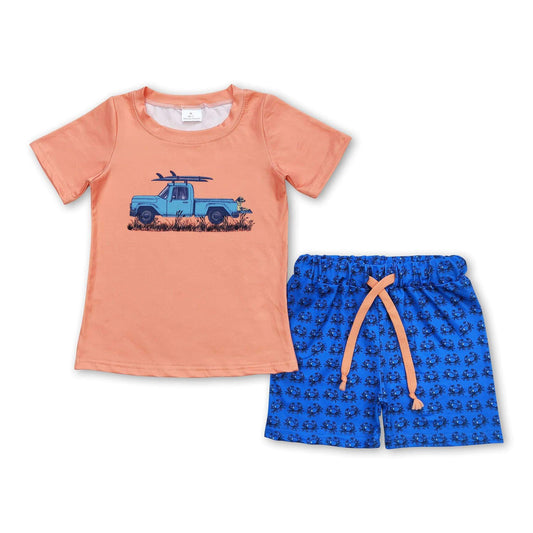 ᴡᴇᴇᴋʟʏ ᴘʀᴇ ᴏʀᴅᴇʀ Surfing Truck Shorts Set