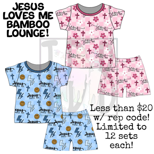 Jesus Loves Me Bamboo Lounge - TDB Exclusive LIMITED Pre-Order