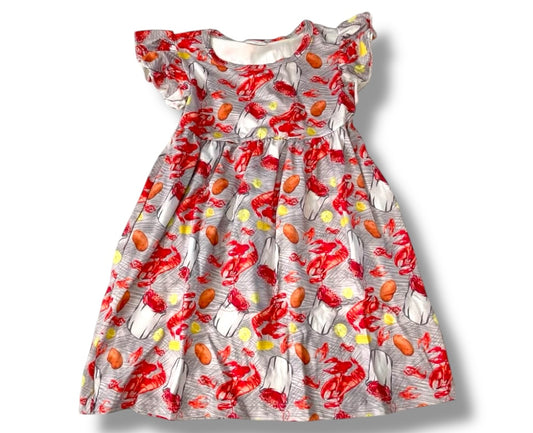 5-6T Crawfish Dress *CLOSEOUT SALE*