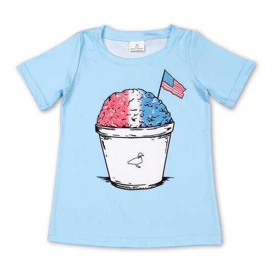 ᴡᴇᴇᴋʟʏ ᴘʀᴇ ᴏʀᴅᴇʀ 4th of July Snow Cone Tee