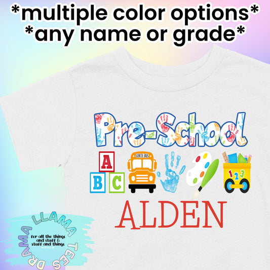 ✨Drama Llama Original✨ Back to School Pre-School Tees *multiple color options*