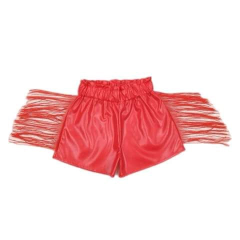 ᴡᴇᴇᴋʟʏ ᴘʀᴇ ᴏʀᴅᴇʀ Red Fringe Shorts