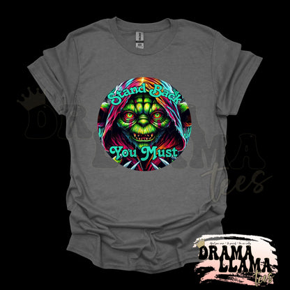 Adult Spooky Drop 1 Tees- CHARCOAL