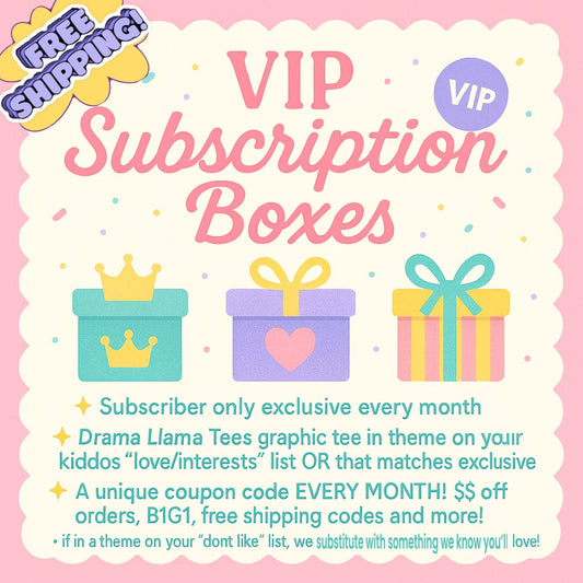 Subscription Boxes VIP Option (1 Unreleased Exclusive + 1 Graphic Tee + 1 Coupon Code) FREE SHIPPING!