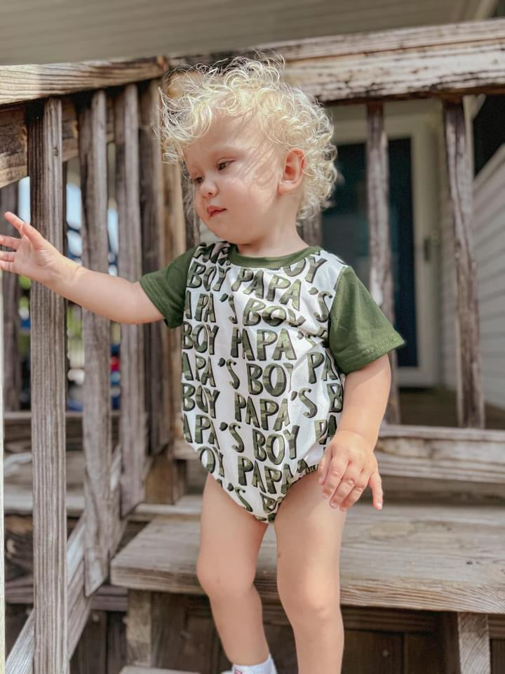 ᴡᴇᴇᴋʟʏ ᴘʀᴇ ᴏʀᴅᴇʀ Papa's Boy Romper