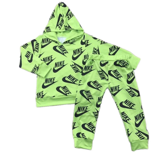 ᴡᴇᴇᴋʟʏ ᴘʀᴇ ᴏʀᴅᴇʀ Swoosh Hoodie and Joggers Lime Green