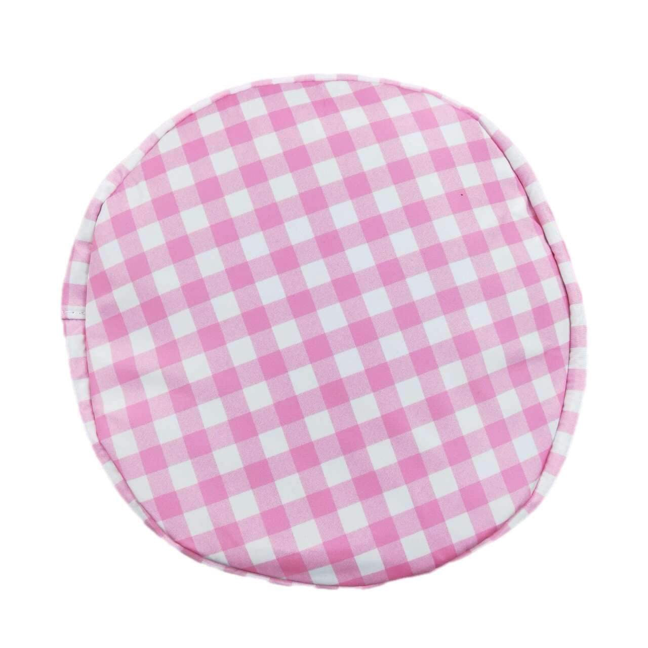 ᴡᴇᴇᴋʟʏ ᴘʀᴇ ᴏʀᴅᴇʀ Easter Pink Checkered Basket with Bunnies