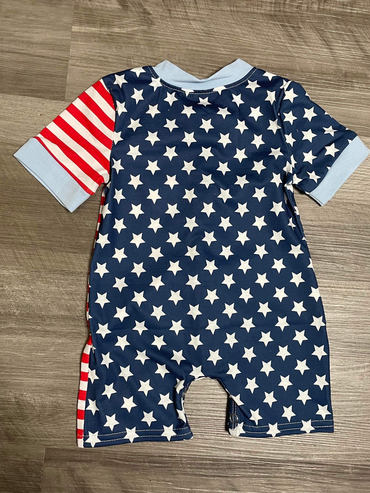 ʀᴇᴀᴅʏ ᴛᴏ ꜱʜɪᴘ! Embroidered 4th of July Romper