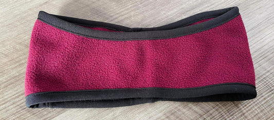 3 Maroon Ear Warmers *CLOSEOUT* *Fits kids to adult*