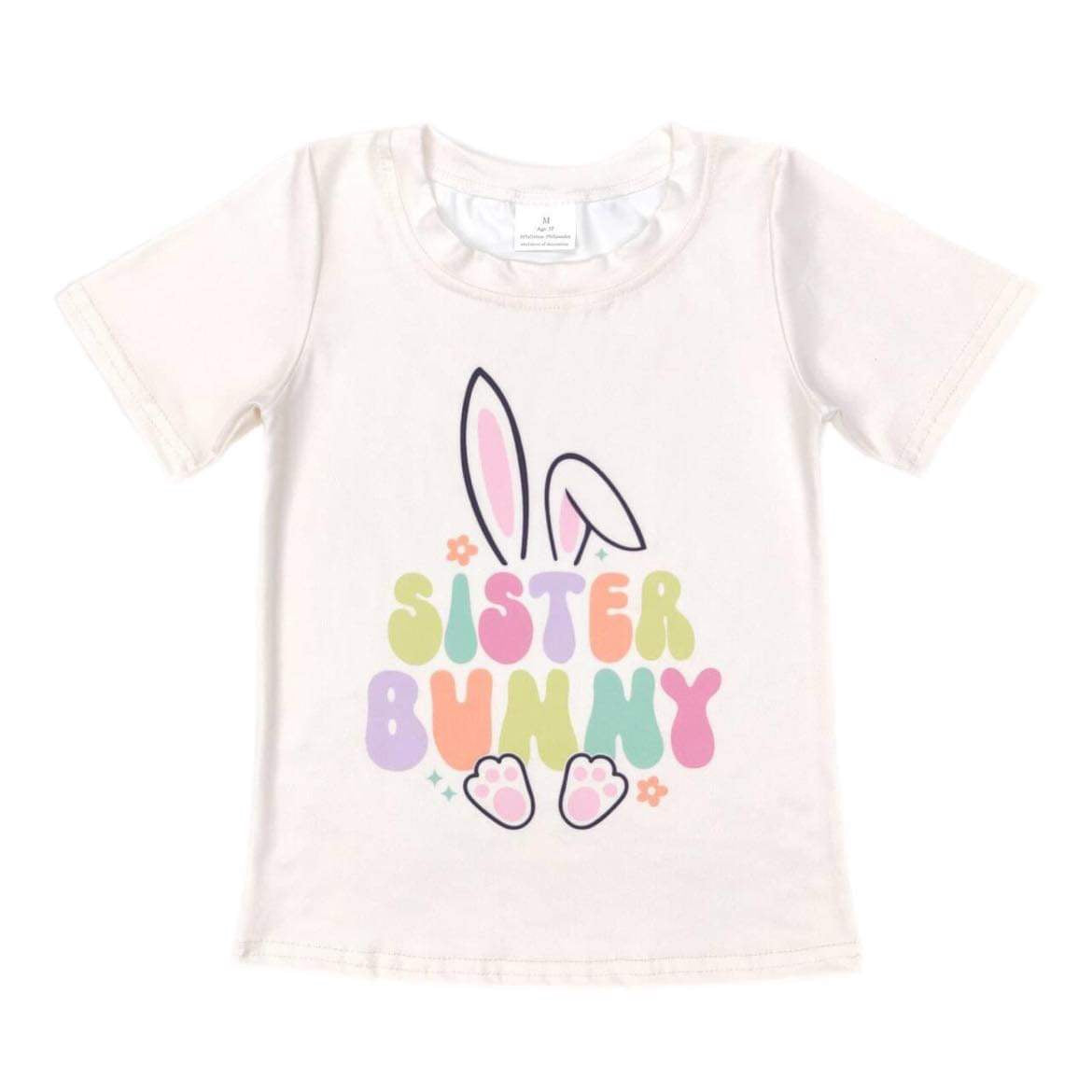 ᴡᴇᴇᴋʟʏ ᴘʀᴇ ᴏʀᴅᴇʀ Easter Sister Bunny Tee