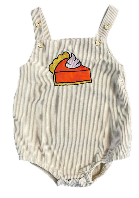 2T  ʀᴇᴀᴅʏ ᴛᴏ ꜱʜɪᴘ! Thanksgiving Pumpkin Pie Romper