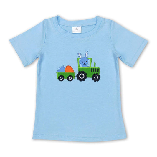 ᴡᴇᴇᴋʟʏ ᴘʀᴇ ᴏʀᴅᴇʀ Easter Embroidered Bunny Tractor Tee