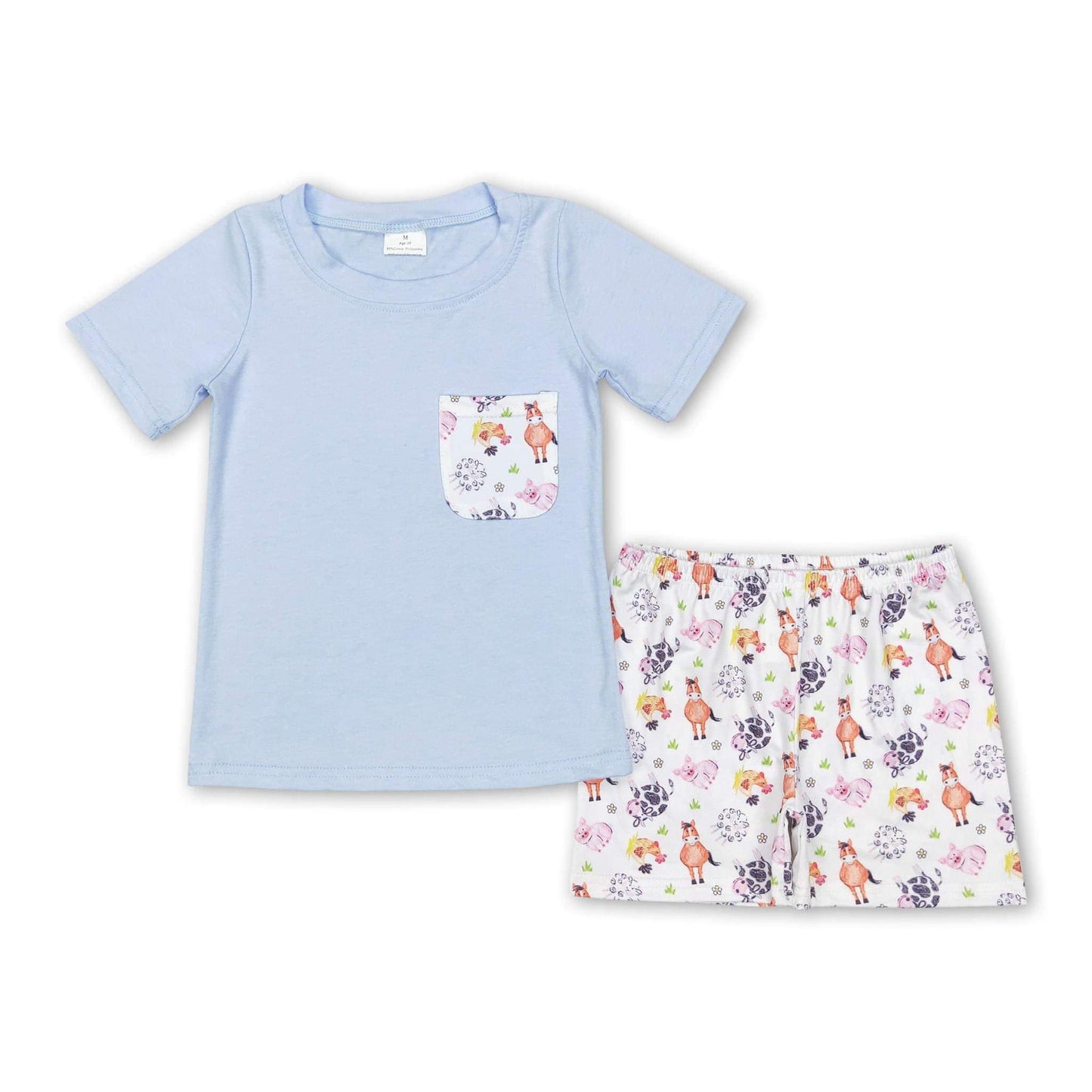 ᴡᴇᴇᴋʟʏ ᴘʀᴇ ᴏʀᴅᴇʀ Farm Animals Shorts Set