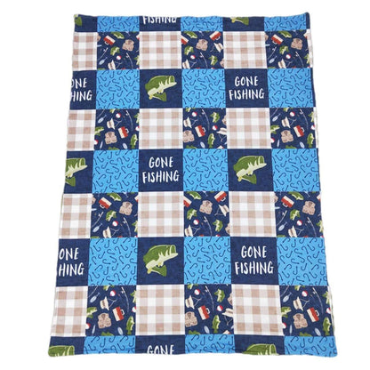 ᴡᴇᴇᴋʟʏ ᴘʀᴇ ᴏʀᴅᴇʀ Blanket- Gone Fishing 30x40"
