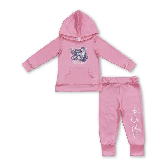 ᴡᴇᴇᴋʟʏ ᴘʀᴇ ᴏʀᴅᴇʀ Pink Swiftie Hoodie Set