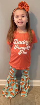 ᴡᴇᴇᴋʟʏ ᴘʀᴇ ᴏʀᴅᴇʀ Thanksgiving Daddy's Pumpkin Pie Bells Set