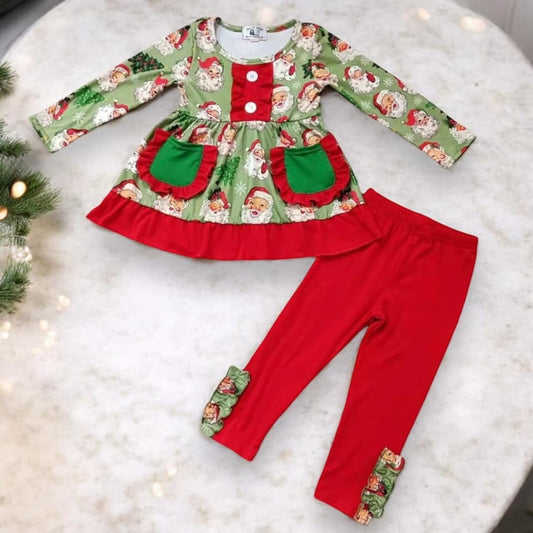 4T, 6-7 Vintage Santa Exclusive: Ready to Ship