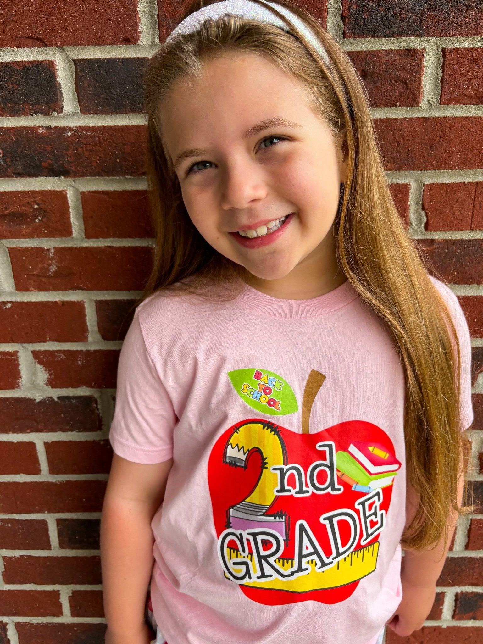 *Any Grade* Drama Llama Original Back to School Tees | Apple Grades with Cursive *multiple color options* - Toria's Den Boutique | Drama Llama Tees