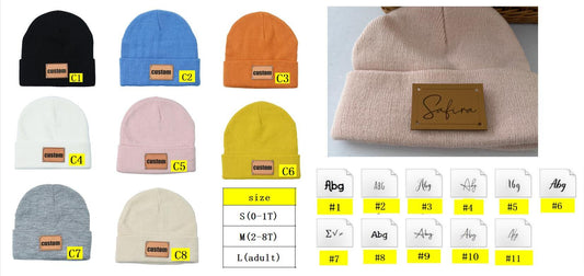 Personalized Beanies Listing 1 of 2