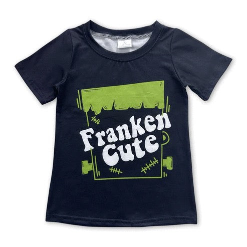 ᴡᴇᴇᴋʟʏ ᴘʀᴇ ᴏʀᴅᴇʀ Halloween Franken Cute Top