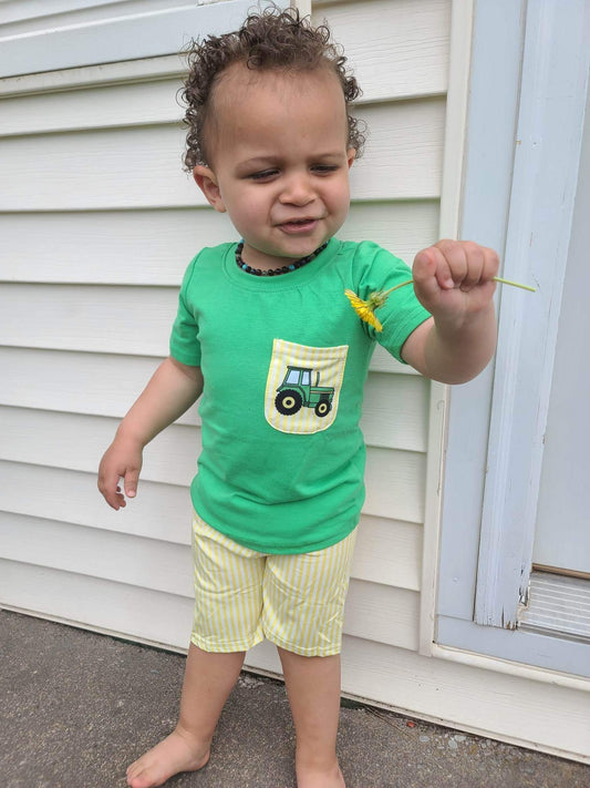 ᴡᴇᴇᴋʟʏ ᴘʀᴇ ᴏʀᴅᴇʀ Green and Yellow Tractor Set