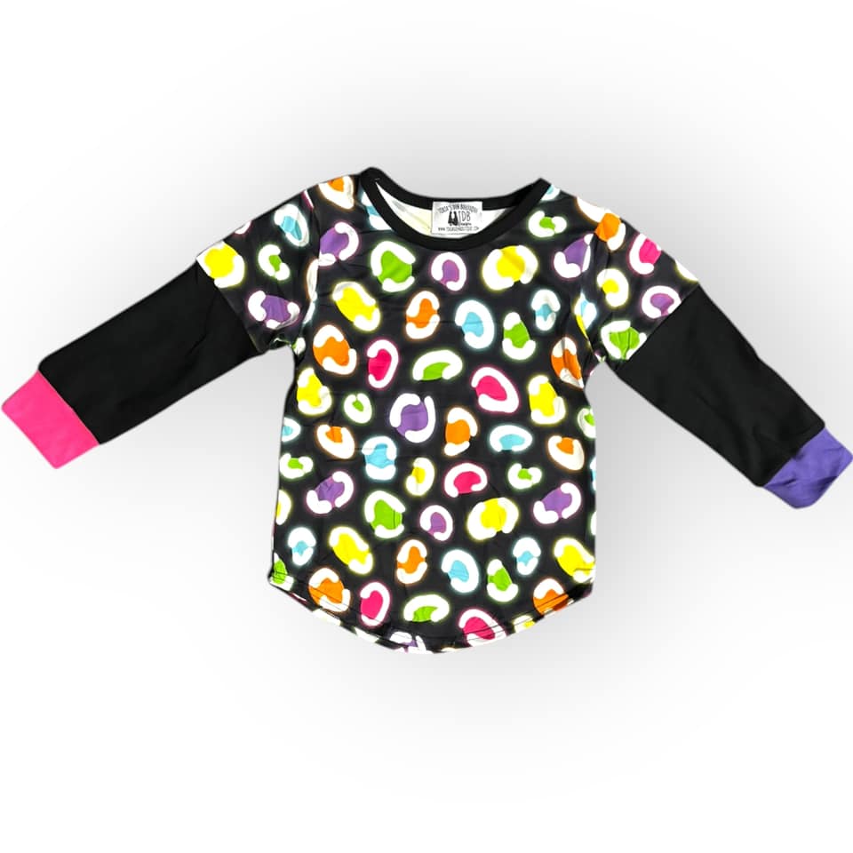 3T Rainbow Leopard Exclusive Top: Ready to Ship!