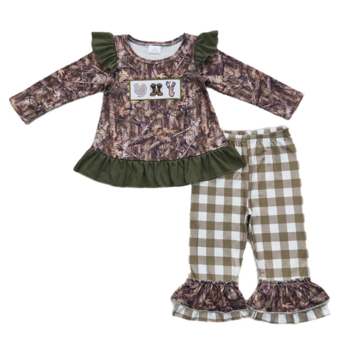 ᴡᴇᴇᴋʟʏ ᴘʀᴇ ᴏʀᴅᴇʀ Camo Ruffle Set