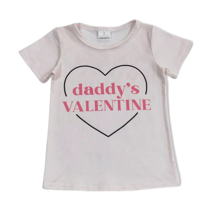 ᴡᴇᴇᴋʟʏ ᴘʀᴇ ᴏʀᴅᴇʀ Valentine's Day Daddy's Valentine Tee